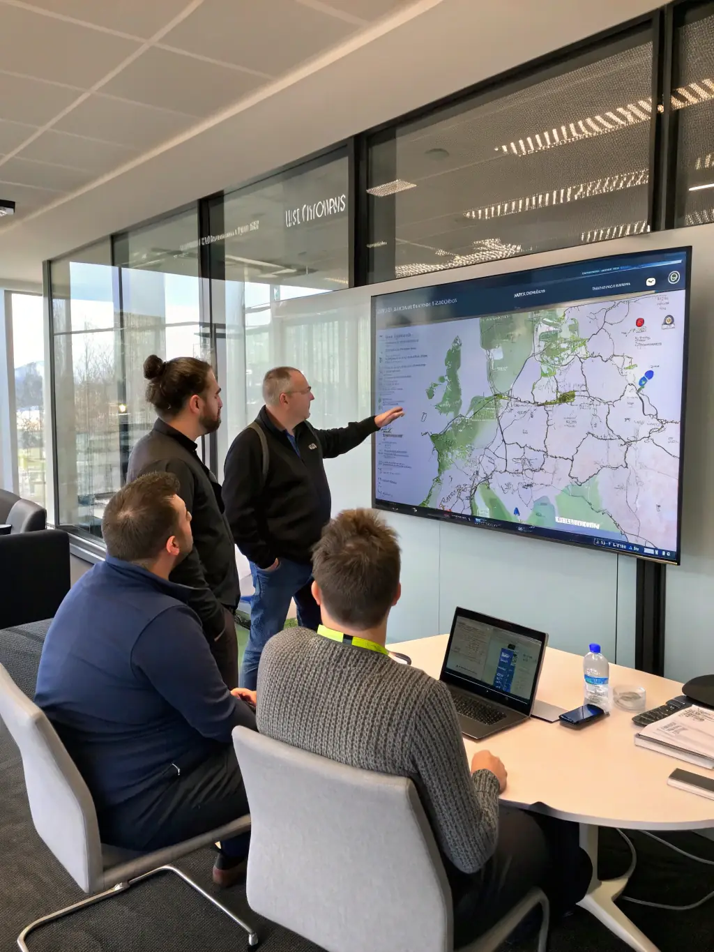 A professional photograph of Prima Petroleum Group's logistics team coordinating a fuel delivery, emphasizing their expertise and commitment to customer satisfaction.
